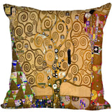 Modern Gustav Klimt Print Soft Polyester Decprative Pillowcase