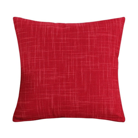 Solid Color Decorative Throw Pillow Case
