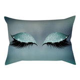 Luxury Throw Pillows Pillowcase Eyelash