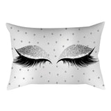 Luxury Throw Pillows Pillowcase Eyelash