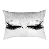 Luxury Throw Pillows Pillowcase Eyelash