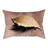 Luxury Throw Pillows Pillowcase Eyelash