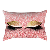 Luxury Throw Pillows Pillowcase Eyelash