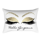 Luxury Throw Pillows Pillowcase Eyelash