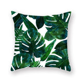 Tropical Plants Pillow Case
