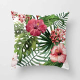 Tropical Plants Pillow Case