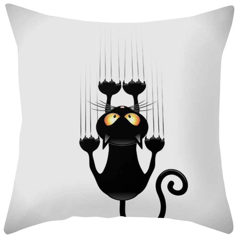 Cute Cartoon Pattern Pillowcase Cat