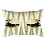Pillowcase Eyelash Out Soft Velvet Cover