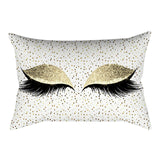 Pillowcase Eyelash Out Soft Velvet Cover