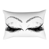 Pillowcase Eyelash Out Soft Velvet Cover