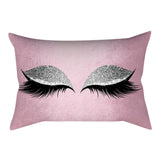 Pillowcase Eyelash Out Soft Velvet Cover