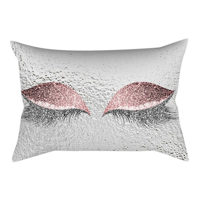 Pillowcase Eyelash Out Soft Velvet Cover