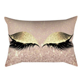 Pillowcase Eyelash Out Soft Velvet Cover