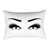 Pillowcase Eyelash Out Soft Velvet Cover