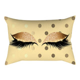 Pillowcase Eyelash Out Soft Velvet Cover